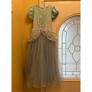 Disney Princess Cinderella Dress Halloween Costume Pretend Dress-Up Play 7-8